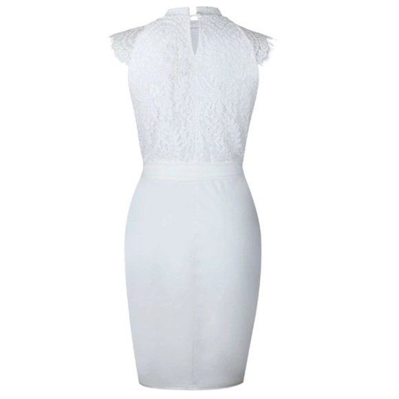 🆕 Romantic White Lace Dress - Picture 6 of 7